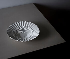 Hands on design 'Pliage' plate WHITE HAON20PLI986WHI