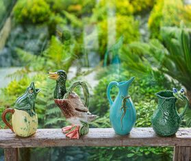 Bordallo Pinheiro &#39;Jarros&#39; pitcher, duck MULTICOLOUR BOPI22JAR822MUL