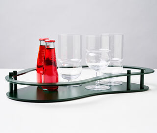 Atelier Ferraro 'Carena' tray, green GREEN ATFE24CAR010GRN
