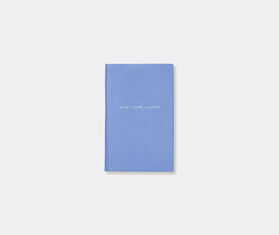 Smythson 'Live Love Laugh' note book, Nile blue BLUE SMYT19LIV680BLU
