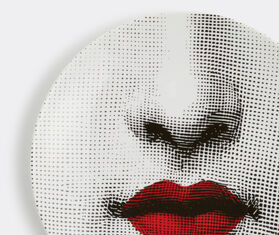 Fornasetti 'Tema e Variazioni n.397' wall plate, red, black and white WHITE FORN23WAL165WHI