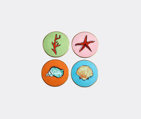 Ginori 1735 'Il Viaggio di Nettuno' coasters, set of four MULTICOLOUR RIGI20VIA118MUL