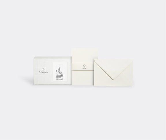 Pineider 'Milano' card set, set of 12 White ${masterID}