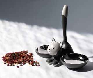 Alessi 'Tigrito' cat bowl, grey GREY ALES21TIG021GRY