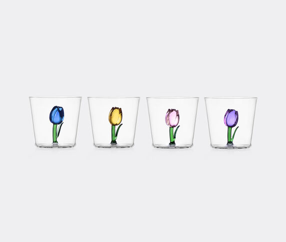 Ichendorf Milano 'Tulips' tumbler, set of four, multicolor MULTICOLOUR ICMI25BOT928MUL