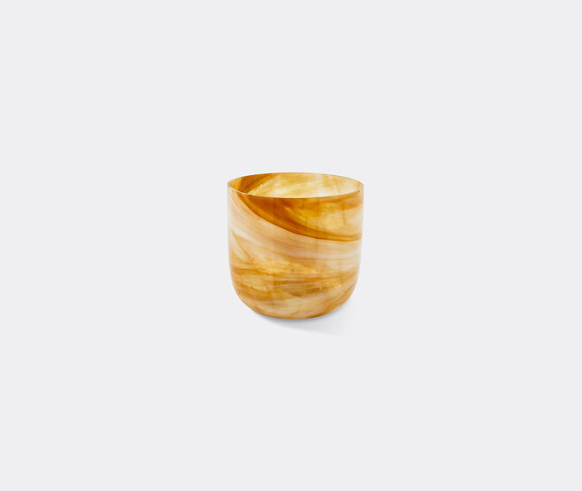 POLSPOTTEN 'Marbled Glass' vase, small, beige BEIGE POLS25VAS236BEI