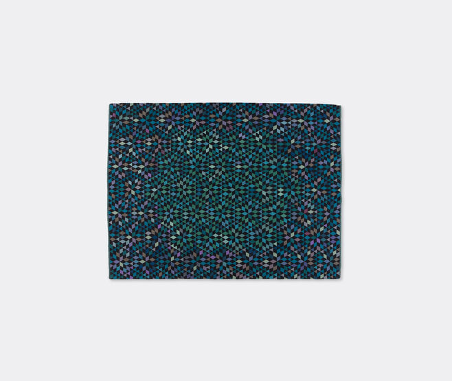 Golran 1898 'Diamond' medallion blue green carpet, large MULTICOLOUR GOLR15DIA696BLU