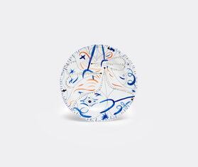 Vista Alegre &#39;Folkifunki&#39; round platter WHITE VIAL17FOL808WHI