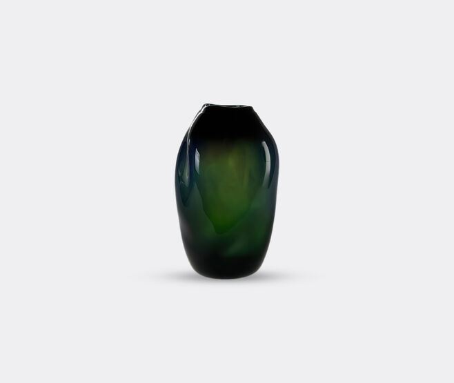 Alexa Lixfeld 'Meteorite' vase, deep sea GREEN ALEX25MET283BLU