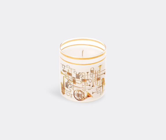 Seletti 'Trumpets' candle WHITE/GOLD SELE21CAN858WHI