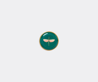 La DoubleJ 'Libellula', mini plate, green MULTICOLOUR LADJ25MIN240MUL