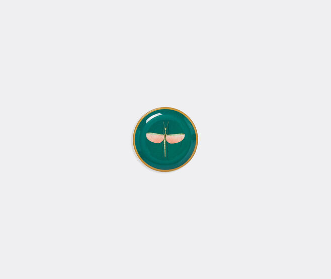 La DoubleJ 'Libellula', mini plate, green MULTICOLOUR LADJ25MIN240MUL