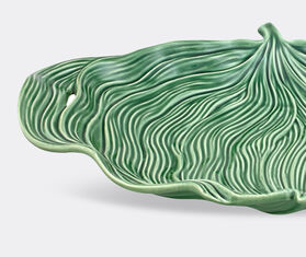 Bordallo Pinheiro 'Folhas' platter GREEN BOPI22FOL159GRN
