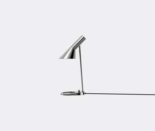 Louis Poulsen 'AJ Mini' table lamp, stainless steel polished, US plug SILVER LOPO23MIN585SIL