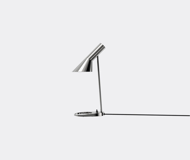 Louis Poulsen 'AJ Mini' table lamp, stainless steel polished, US plug SILVER LOPO23MIN585SIL