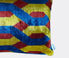 Les-Ottomans Velvet cushion, yellow, blue and red multicolor OTTO23VEL071MUL