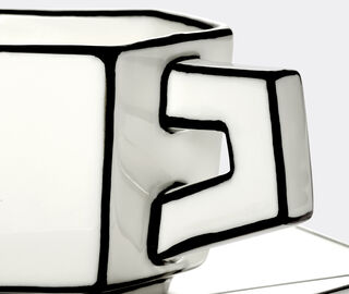 Serax 'Carte Blanche' espresso cup and saucer, set of two, white WHITE SERA25ESP676WHI