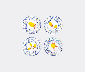 &amp;k Amsterdam &#39;Lemon Moroccan&#39; dessert plate, set of four, multicolor MULTICOLOUR AMST25PLA756MUL