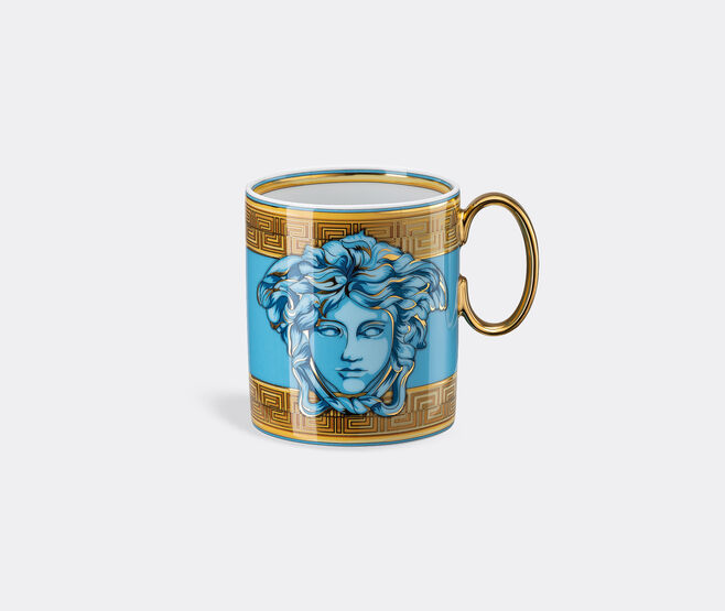 Rosenthal 'Medusa Amplified' mug, blue coin MULTICOLOUR ROSE22MED540BLU