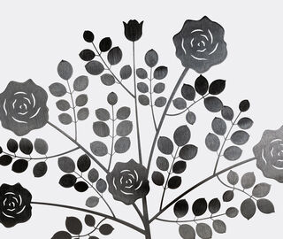 Produzione Privata 'Rose' sculpture, raw metal GREY PRPR25THE644GRY