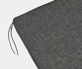 Serax 'August' lounge chair cushion, black BLACK SERA21COU276BLK