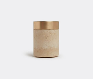 Michael Verheyden 'Coppa' container, small, beige BRONZE MIVE22COP090BEI