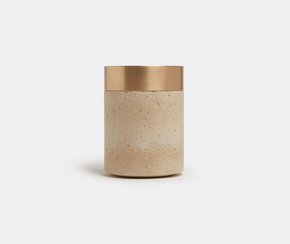 Michael Verheyden 'Coppa' container, small, beige white and bronze ${masterID}