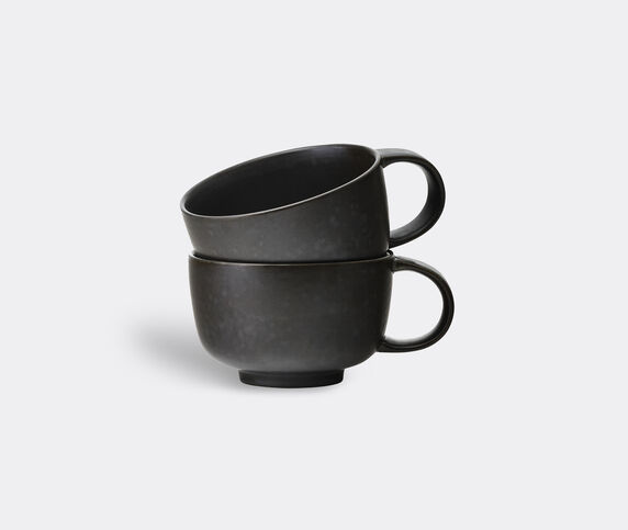 Audo Copenhagen 'New Norm' cup, set of two DARK GLAZED GREY MENU22NND542GRY
