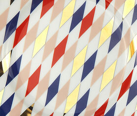 Bitossi Home &#39;Quadri&#39; dessert plate, set of four MULTICOLOUR BIHO22SET745MUL