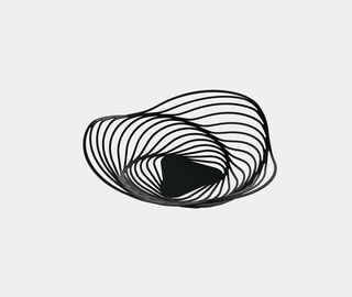 Alessi 'Trinity' fruit bowl, black BLACK ALES20TRI973BLK