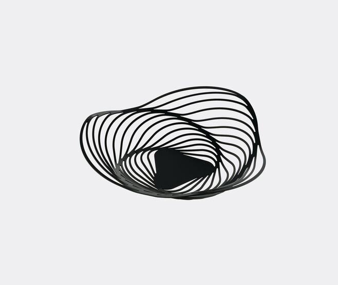 Alessi 'Trinity' fruit bowl, black BLACK ALES20TRI973BLK