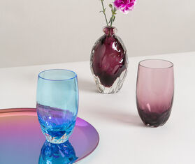 Stories of Italy &#39;Dattero&#39; set of two glasses, blue BLUE STLY18DAT277BLU