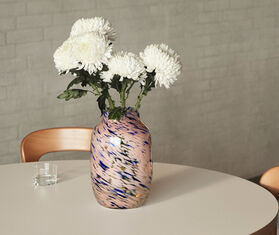 Hay &#39;Splash&#39; round vase, large, pink and blue MULTICOLOUR HAY122SPL976MUL