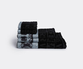 Versace 'I Love Baroque' towel set, set of five, black BLACK VERS22TOW138BLK