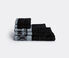 Versace 'I Love Baroque' towel set, set of five, black Black VERS22TOW138BLK