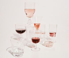 Serax 'Nabucho 10' glass, set of four, clear TRANSPARENT SERA26GLA230TRA