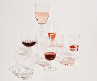 Serax 'Nabucho 10' glass, set of four, clear TRANSPARENT SERA26GLA230TRA