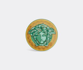 Rosenthal &#39;Medusa Amplified&#39; service plate, green coin MULTICOLOUR ROSE22MED724GRN