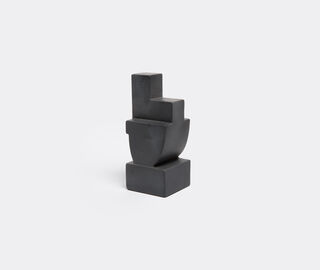 L'Objet 'Cubisme' bookend BLACK LOBJ17CUB461BLK