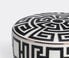 Ginori 1735 'Labirinto' round box with cover, black  RIGI20LAB170BLK