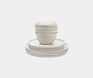Serax 'Cena' dinner set, set of twelve, ivory WHITE SERA24SER550WHI