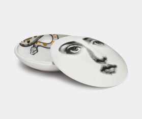 Fornasetti &#39;Tema e Variazioni n.409&#39; round box GOLD FORN25ROU511MUL