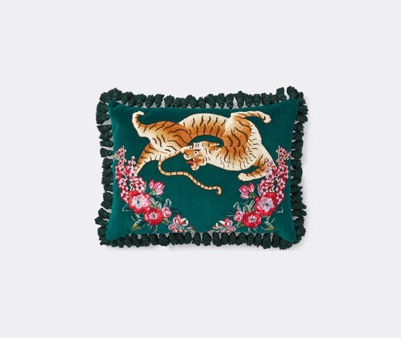 Gucci 'Tiger' velvet cushion Multicolour ${masterID}