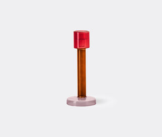 &amp;k Amsterdam 'Bole' candleholder, large, pink and red MULTICOLOUR AMST25BOL057MUL