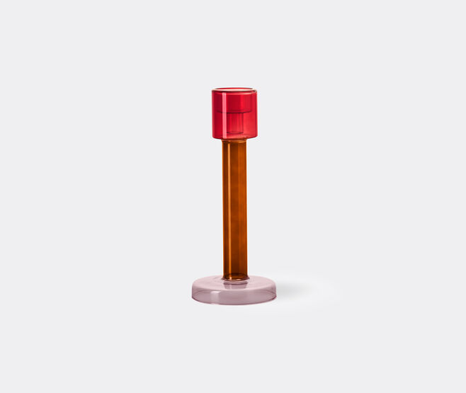 &k Amsterdam 'Bole' candleholder, large, pink and red MULTICOLOUR AMST25BOL057MUL