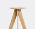 Tom Dixon 'Slab' stool, natural oak black TODI19SLA902BLK