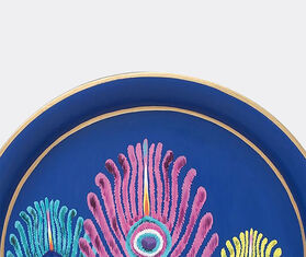 Les-Ottomans Iron tray, circular MULTICOLOUR OTTO20IRO382MUL