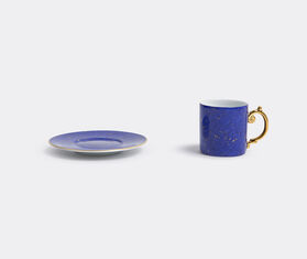 L'Objet 'Lapis' espresso cup and saucer MULTICOLOUR LOBJ15LAP116BLU
