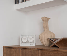 Transparent &#39;Small Transparent Speaker&#39;, white WHITE TRAN23SMA030WHI