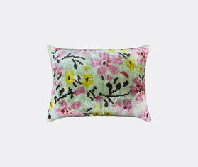 Les-Ottomans Velvet cushion, flowers MULTICOLOUR OTTO24VEL709MUL